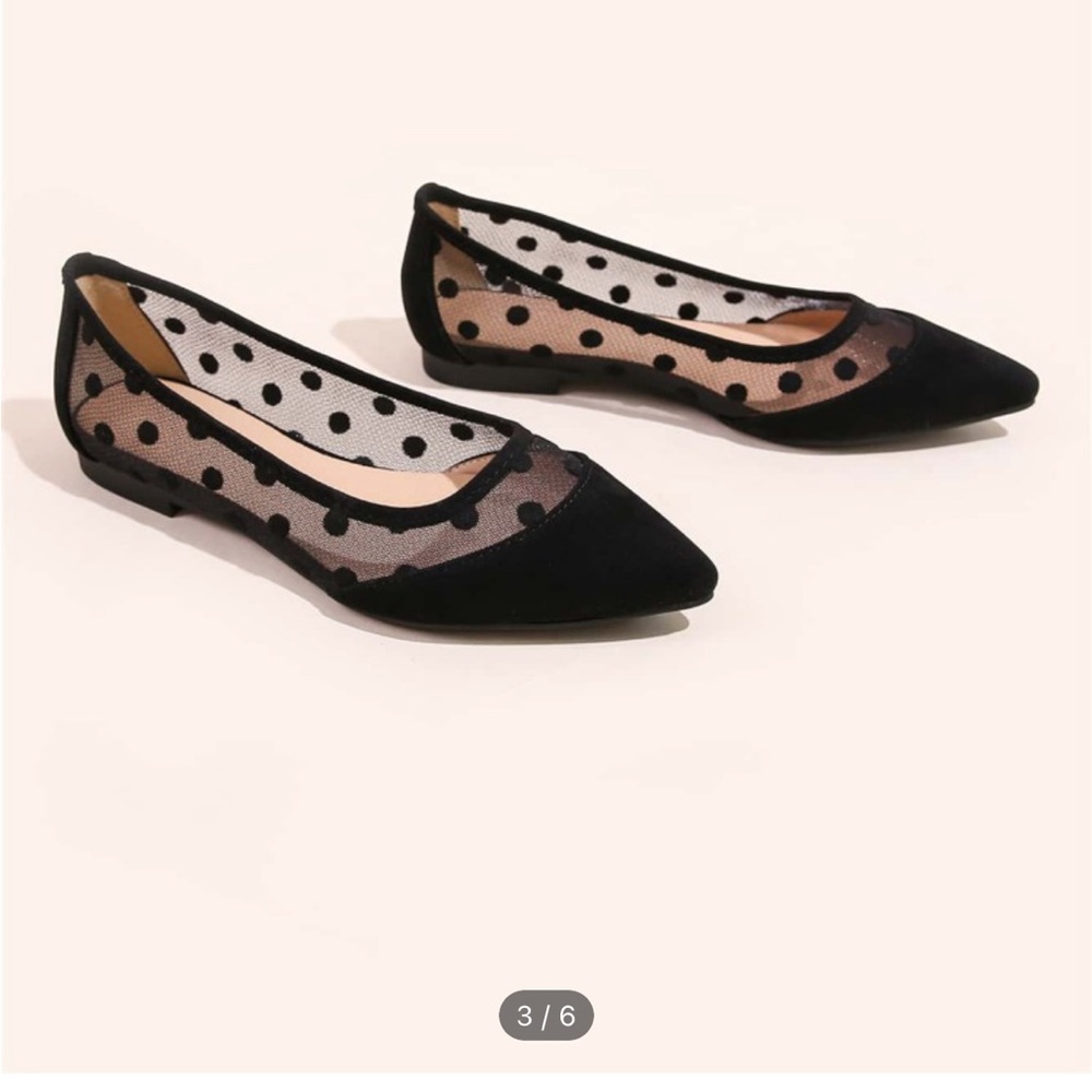 Mesh Ballet Slip Ons
